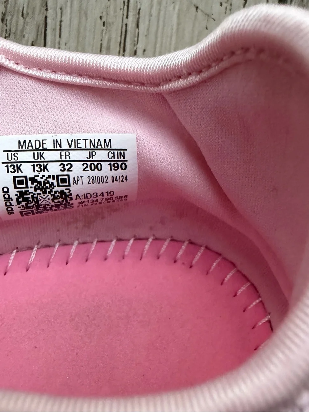 Adidas Kids Altaventure Sports Swim Pink Shoes size 13